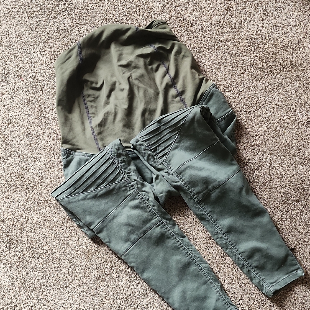 Isabel Maternity by Ingrid & Isabel Olive Jeggings